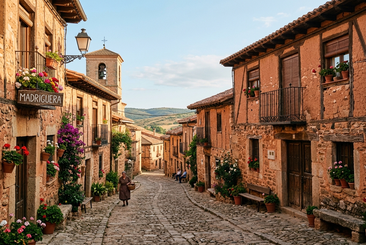 Ruta de los Pueblos Rojos (Imagen generada con IA)