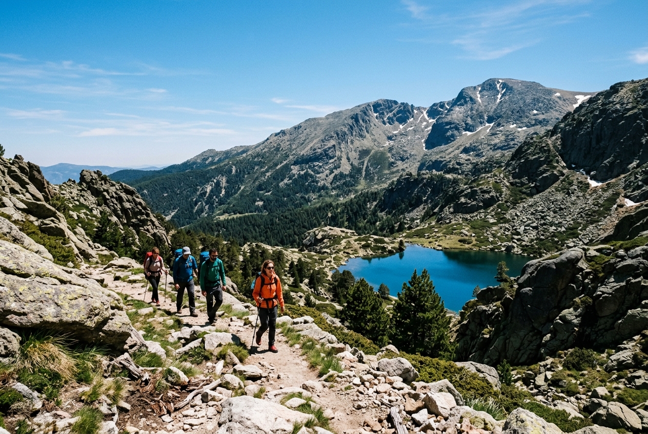 Laguna Grande de Peñalara (Imagen generada con IA)